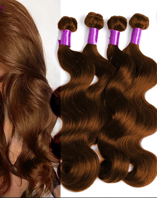 100% unprocessed peruvian bundels brown