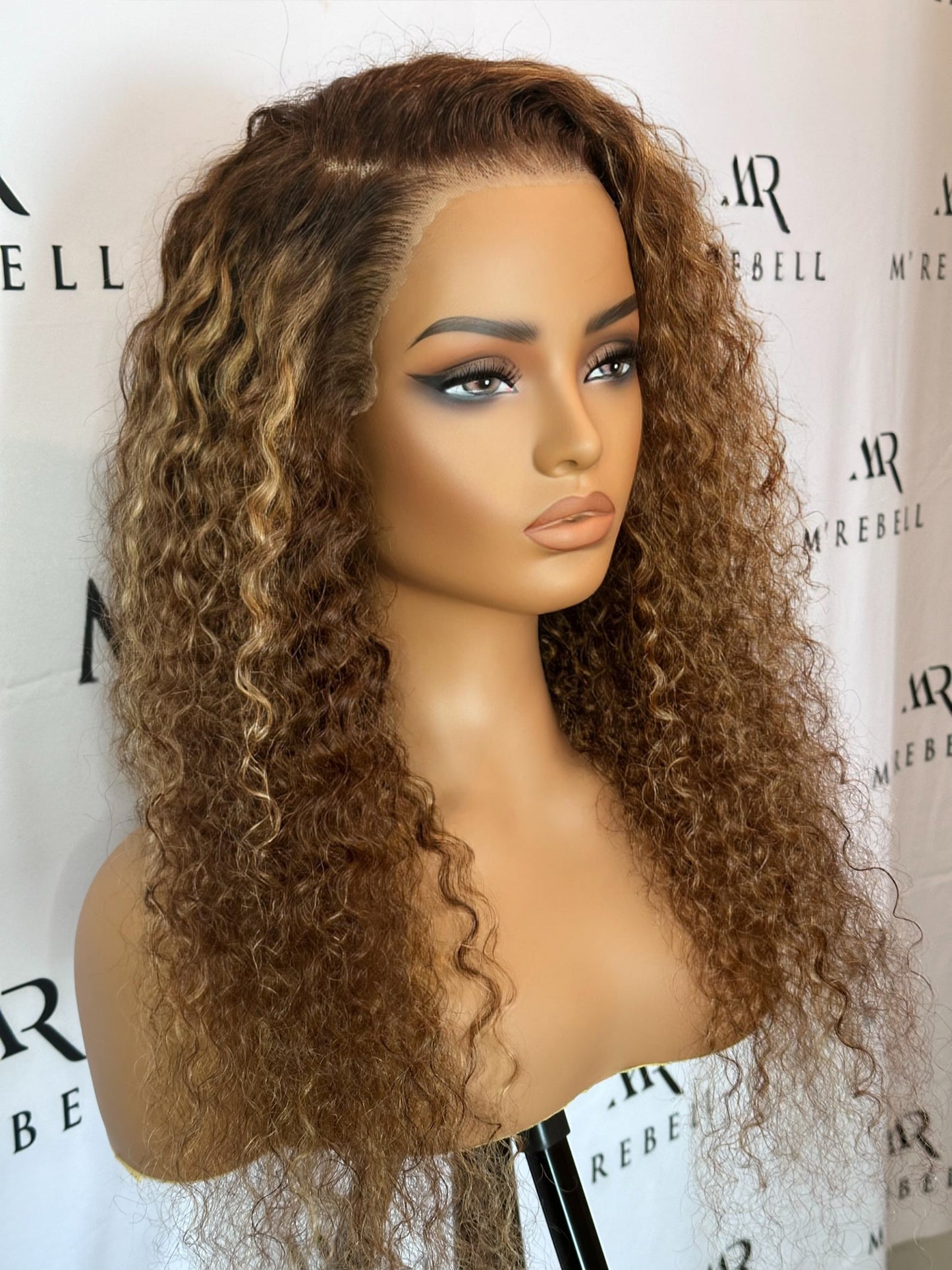 Wig Diva deep wave lace frontal 13x4 with higlights