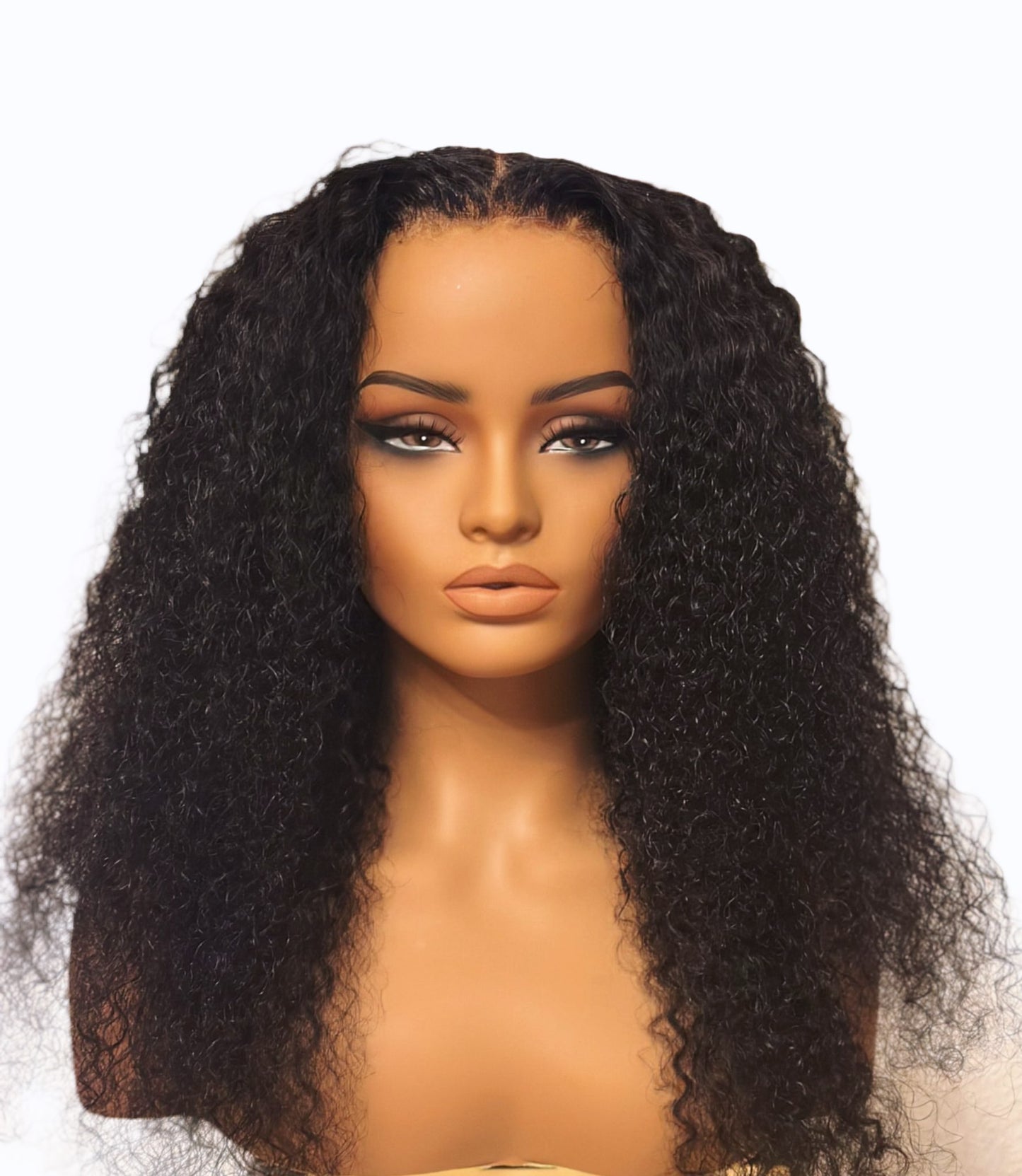 Wig charisma deep wave glueless Humain hair wig 5x5 Closure