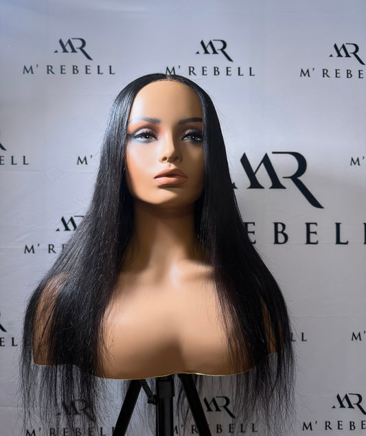 Wig Kendra Glueless 5x5 jetblack 200% density